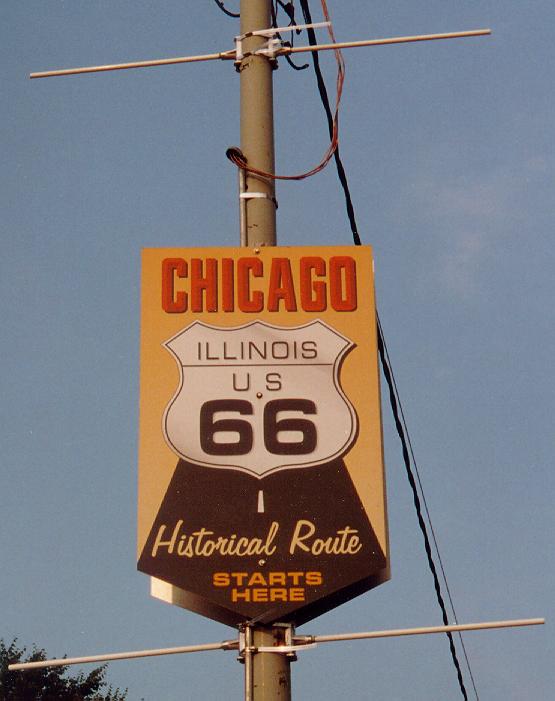 Route 66 sign