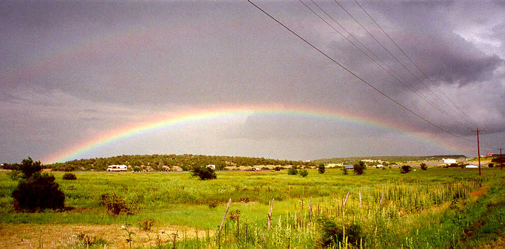 first rainbow